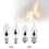 Flacker Fire Flame Candle Light Bulb Halloween Candle E27E14Best Lamps K3Z2 6