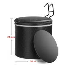 Electric bike basket waterproof and foldable suitable for mountain bikes ebikes