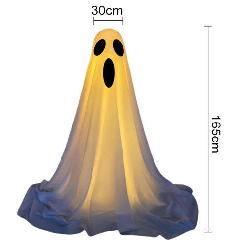SUSUchens LED Διακόσμηση Φαντασμάτων για Halloween, Τρομακτικό Εξωτερικό Διακόσμηση με 2