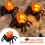 Εκπτώσεις για το Halloween! Φωτιστικό LED με κερί σε σχήμα αράχνης, φωτεινό 2