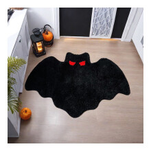 Ghost Bathroom Rugs, Halloween Bath Mat Non-Slip Bath Rug Machine Washable Goth Rug, Small Area Rugs for Front Door Bedroom Kitchen