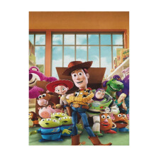 Couverture Toy Story douce et confortable en peluche légère et chaude, idéale pour canapé, lit ou fauteuil (127 x 102 cm).