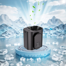 Ventilatore portatile con clip da vita, mini ventilatore ricaricabile con batteria da 4000 mAh, autonomia di 8 ore, 4 velocità, compatibile con uso