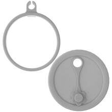 Couvercles en silicone anti-fuites pour bocaux Mason à large ouverture, pour la mise en conserve de salades et d'aliments. Gel de silice