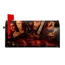 Capa magnética para caixa de correio Piratas do Caribe, 53 x 46 cm, capa decorativa para caixa de correio externa, compatível com tamanhos padrão.
