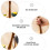 Guangmc Ξύλινο Muddler Ice Crusher Cocktail Tool Ανοξείδωτο Ατσάλι Bar Fruit Pusher Hammer 2
