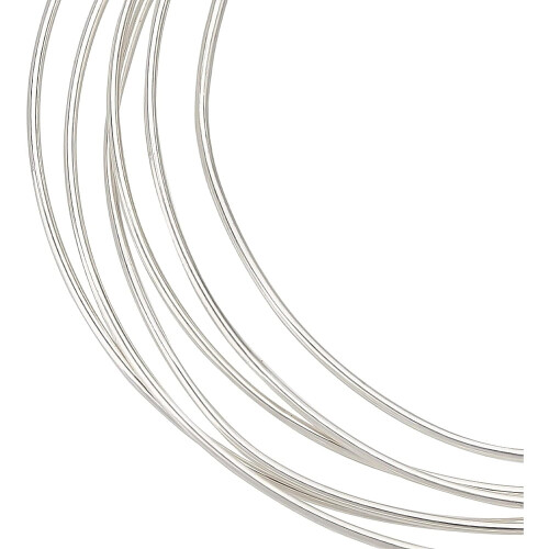 1 db ezüst drót ezüst0,8 mm3,28 láb (1 m)/db barkácsoláshoz