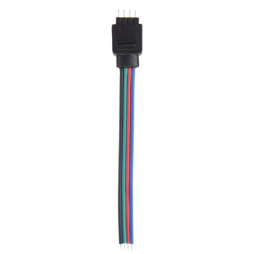 5 τεμάχια εύκαμπτες ταινίες LED RGB, καλώδιο αρσενικού συνδέσμου 4 ακίδων