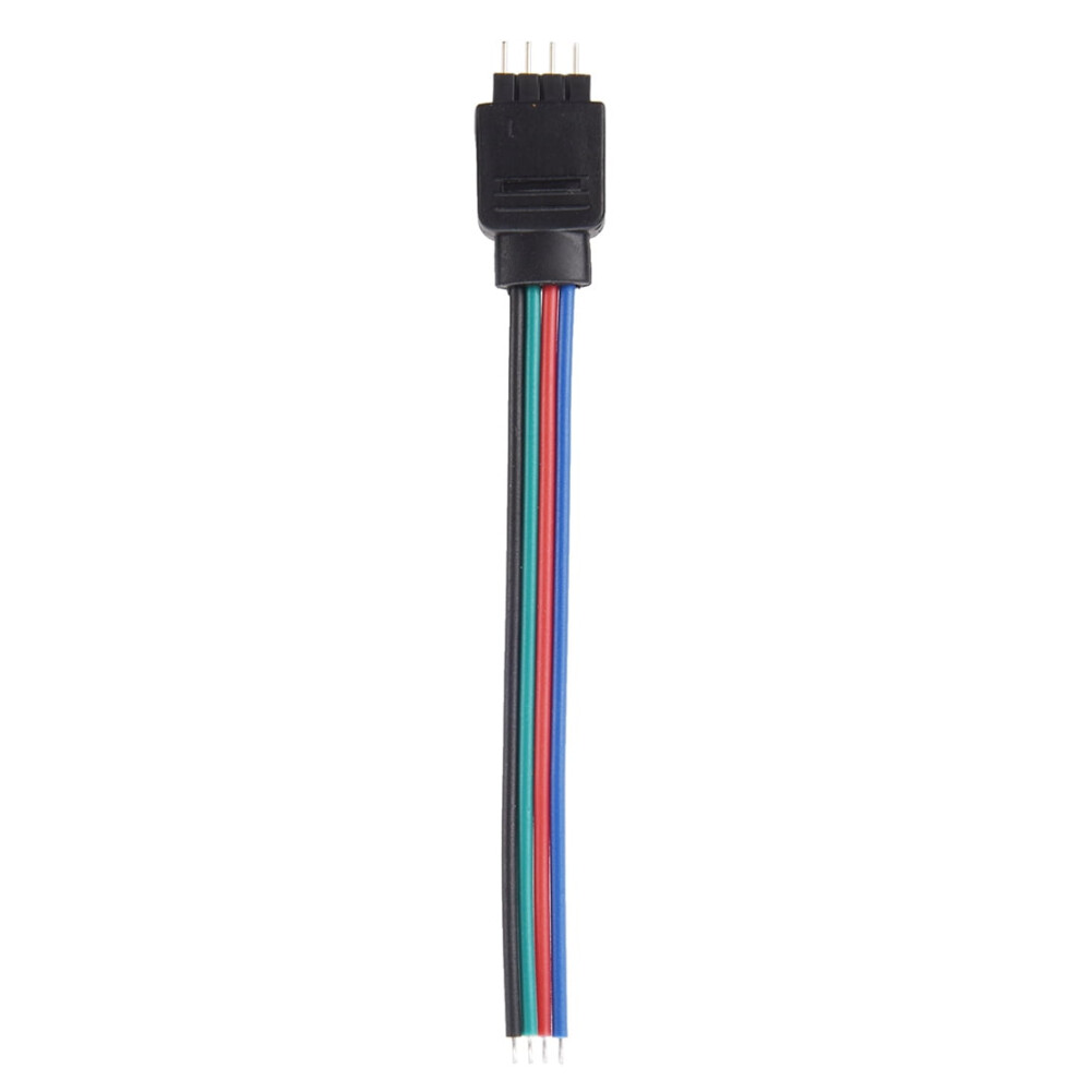 5 Pcs Rgb Led Flexible Strips 4 Pin Male Connector Cable Light 9009791435153
