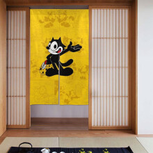 Rideaux occultants Félix le Chat pour la décoration intérieure, rideaux isolants pour fenêtres de chambres et de salons