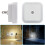 Luz noturna LED quadrada com sensor automático crepuscular e de anoitecer. 2