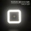 Luz noturna LED quadrada com sensor automático crepuscular e de anoitecer. 7