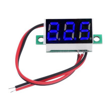 husxh0.36Inch Mini Voltmetro Digitale a LED Display LED Blu/Rosso/Verde DC4.5V-30V Misuratore di Tensione Pannello Rilevatore di Volt Monitor Pannello