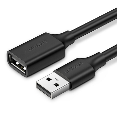 Καλώδιο προσαρμογέα επέκτασης USB2.0 Ugreen 0.5m - Μαύρο