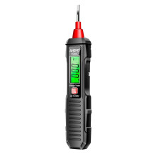 KAJOVE1pc VD807 Penna intelligente per test di tensione, rilevatore di tensione digitale, penna per test della batteria, torcia retroilluminata,