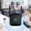 Zeceouar WiFi Booster2024 - Επέκταση/Επαναλήπτης, Καλύπτει 9800 τ.μ., 45 Συσκευές, Θύρα Ethernet, 2