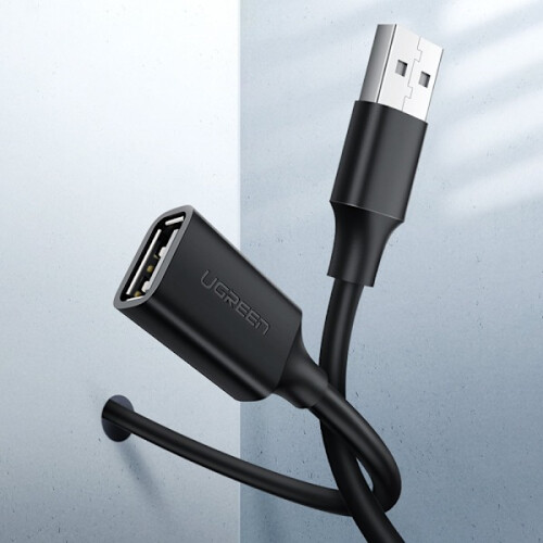 Καλώδιο προσαρμογέα επέκτασης USB2.0 Ugreen 0.5m - Μαύρο 2