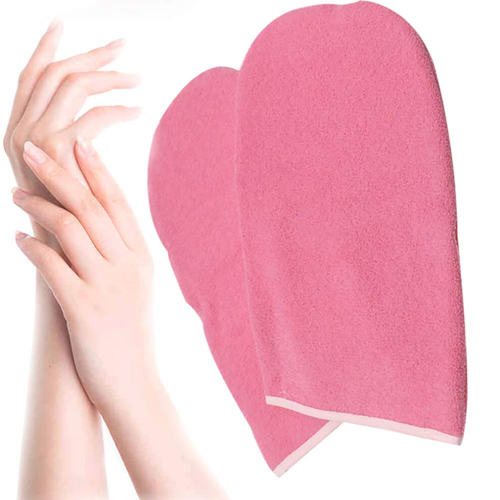 Paraffin Wax Gloves with Soft Cotton Liner for Heat Retention and Moisturizing Therapy, Reusable