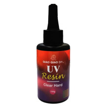 UV Resin UV Curing Epoxy Resin Clear Glossy Finish Fast Cure for DIY Jewelry Crafts 120g
