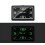 Mini Digital Car Clock Quartz Night Glow Display for Dashboard Use, 1.7' Metal 2