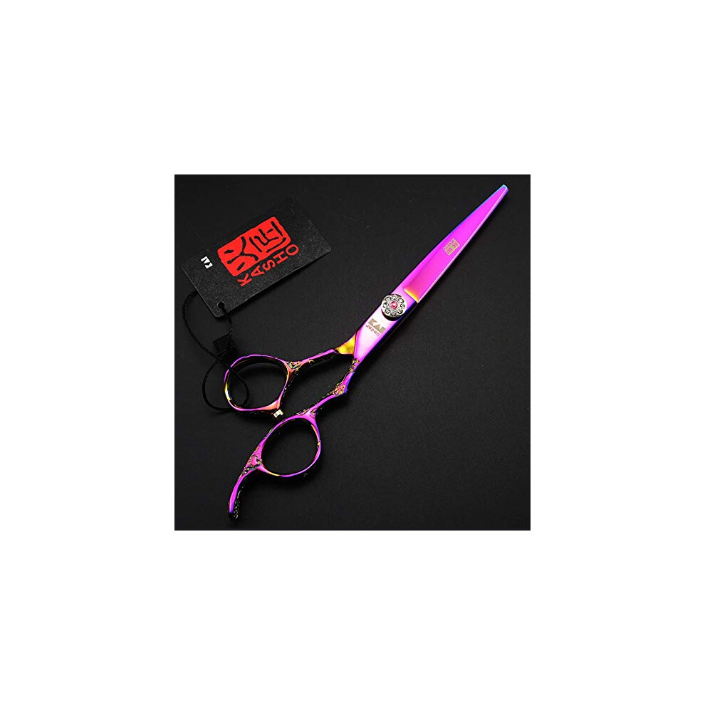 Hair Cutting Scissors 6 Inch Professional Barber Shears with Precise Sharp Blades for Salon and Home