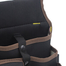 Sac banane multifonction en tissu Oxford avec poches – Noir & Marron