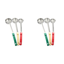 Servierlöffel-Set aus Edelstahl, 6-teilig, 2 oz, 3 oz, 4 oz