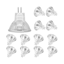 Mr11 halogeenlampen (12 stuks), Gu4 halogeenlamp 12V 20W, Mr11Gu10 dimbare lampenkap voor plafondlamp