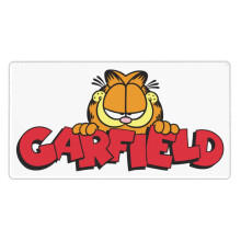 Podložka pod myš Garfield, veľká podložka pod myš, kancelárske príslušenstvo, stolové príslušenstvo, 15,8 x 29,5 palca