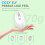 Rechargeable Bluetooth~compatible Wireless Mouse2.4G Optical Mice with USB RGB1600DPI Mouse for Computer Laptop PC Mute Mause 3