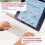 Rechargeable Wireless Keyboard & Mouse Combo, Compatible with iPhone, iPad, Samsung Tablet, Android, Windows 7