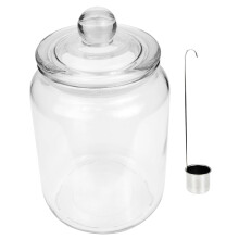 Réservoir à vin, bouteilles de vin, bocal à vin en verre, bocal à boissons élégant, bocal de stockage grande capacité, distributeur de