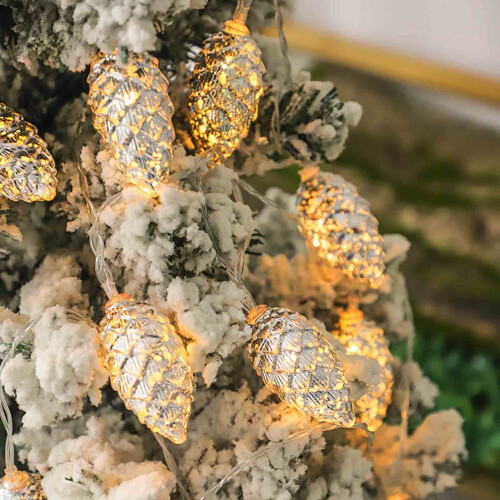 Yonrjhukm LED String Christmas Scene Arrangement Christmas Tree Pendant 1