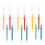 16PCS Outside Professional Tees Plastic Tees for Replacement Random Color 1