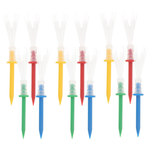 16PCS Outside Professional Tees Plastic Tees for Replacement Random Color