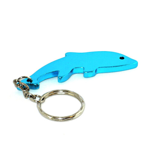 Porte-clés - Ouvre-bouteille - Dauphin - Turquoise