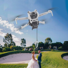 Veelzijdig dronesysteem voor het afwerpen van pakketten, geschikt voor DJI- en Mavic-modellen. Afstandsbediening met één knop voor het werpen van