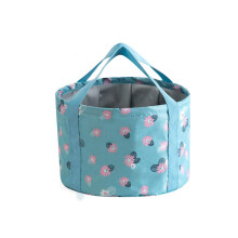 Collapsible Water Bucket 18L with Waterproof Liner for Camping, Fishing, Foot Bath and Travel