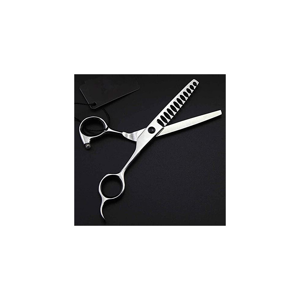 Professional 6 Inch Hair Thinning Scissors, Japanese Steel Barber Shears with Ergonomic Handle