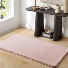 (60x120cm (2ft x 4ft), Light Pink) Pashmina Shaggy Rug with Memory Foam Non Slip Backing -Extra Soft Fluffy Thick Rug for Living Room and Bedroom
