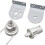 Roller Blind Fitting Kit Heavy Duty Brackets for 28mm 32mm Tubes White Easy DIY Installation 1