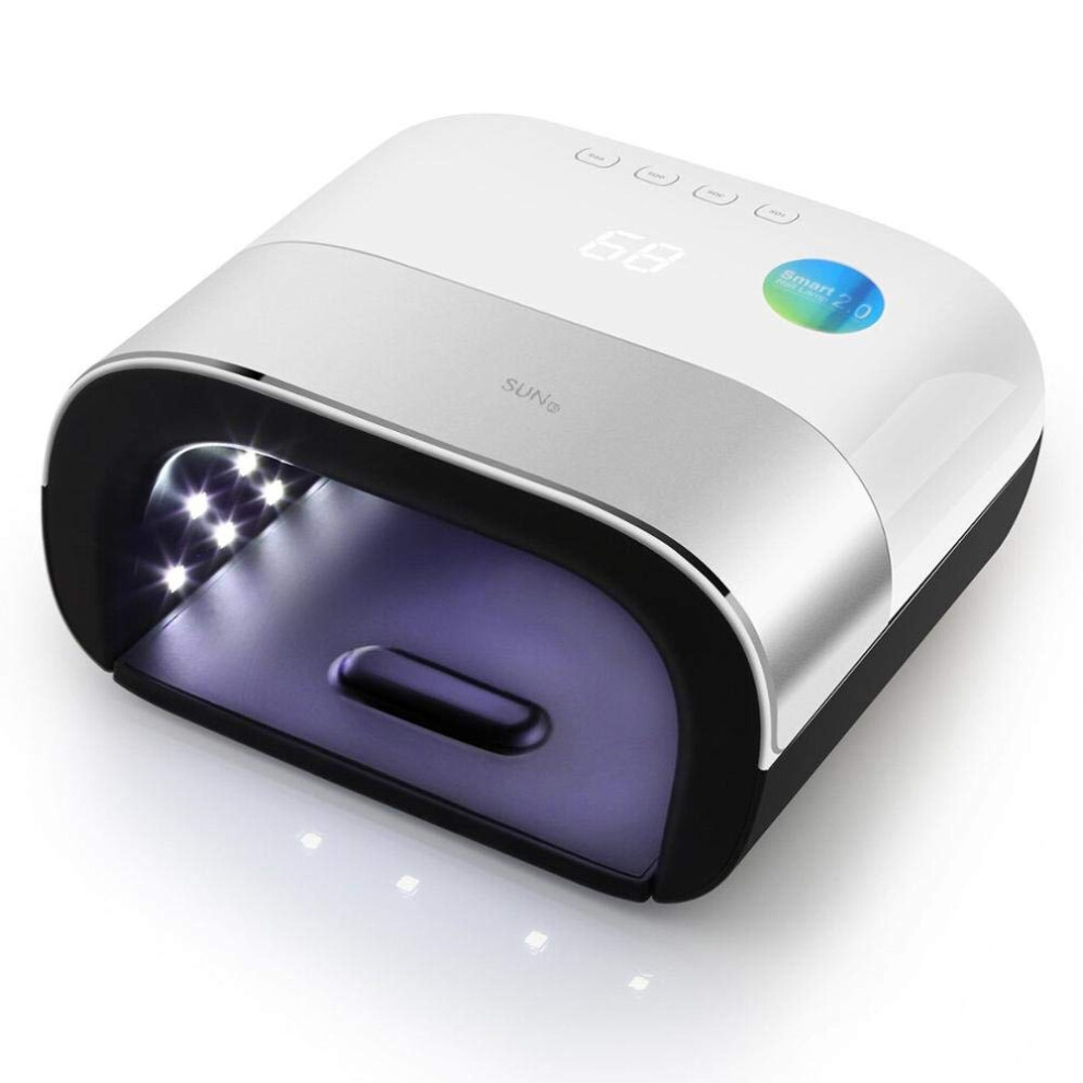 SUN3 48W UV LED Nail Lamp Gel Nail Polish Dryer with Fast Curing, Smart Sensor and Timer