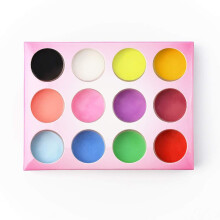 Acrylic Nail Powder 12 Color Set for 3D Nail Art Sculpting UV LED Compatible