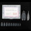 120PCS Diamond Pattern Polygel Nail Forms, Reusable Dual Forms for Acrylic Nail Extensions, 12 Sizes 1