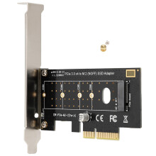 Leistungsstarker NVMe M.2 SSD-Adapter mit Aluminium-Kühlkörper, kompatibel mit PCIe x16-Schnittstelle und Windows-/Mac-OS-Systemen