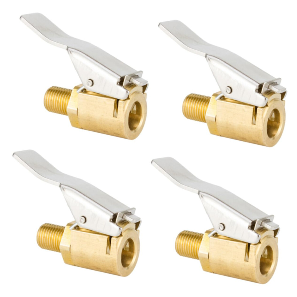 4Pcs Car Tire Air Pump Threaded Nozzle Adapter Quick Connect Chuck For Tyre Inflator 9365369193109