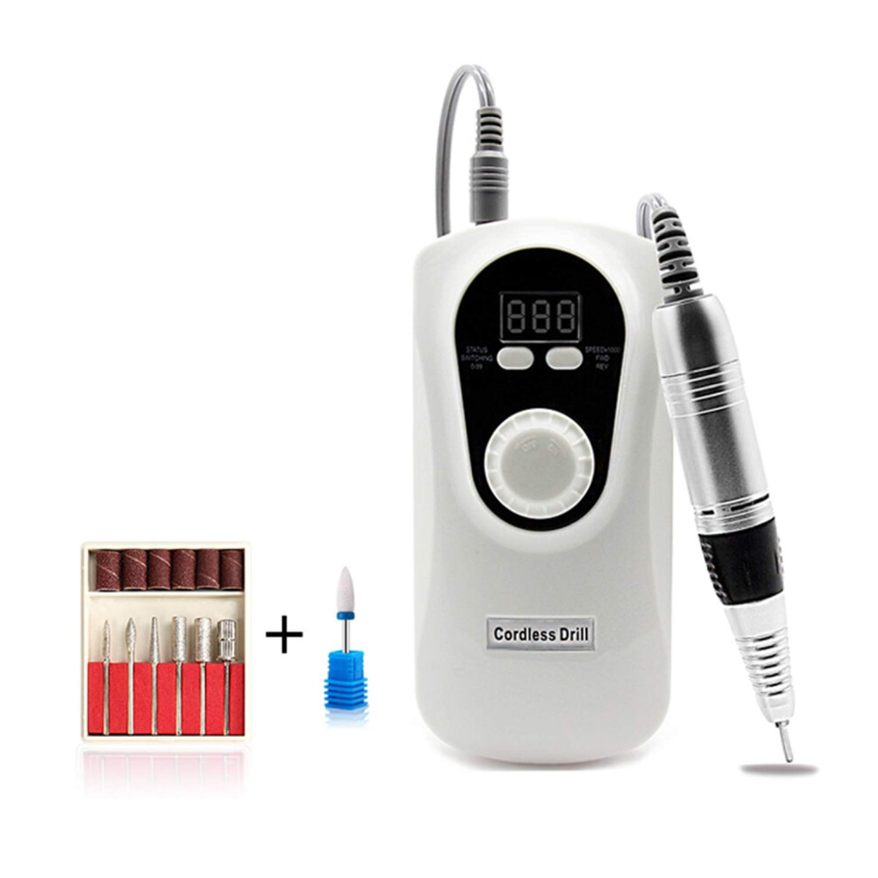 Nail Drill Machine 30000 RPM Electric Nail File with LCD Display for Acrylic and Gel Nails