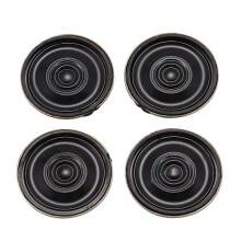 4pcs 0.5W 8 Ohm 28mm Dia Mini Metal Inside Magnet Music Speaker As shown