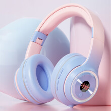 Jacenvly Bluetooth 5.2ANC trådløse hodetelefoner, over-ear med mikrofon, hi-fi-lyd, dyp bass, myke øreputer, hurtiglading
