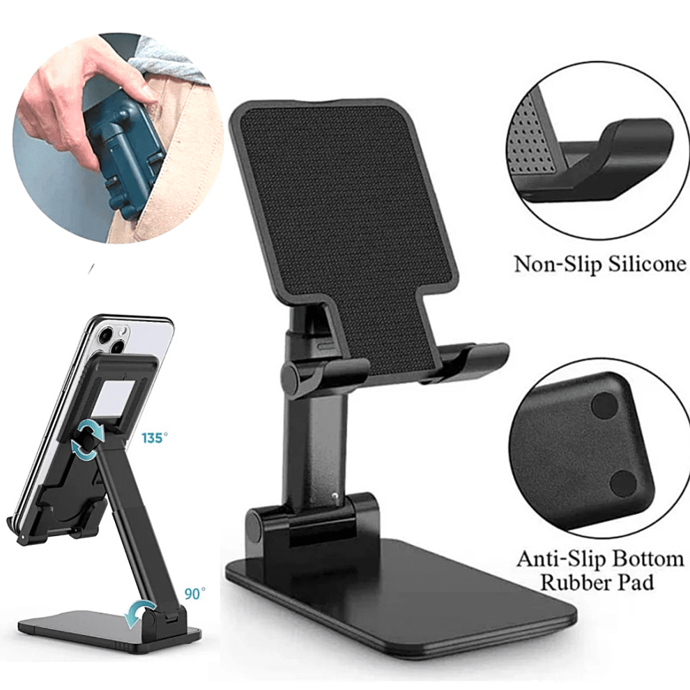 Soporte Sostenedor Para Telefono Tablet Plegable Moderno Antideslizante Casa 9773935399693